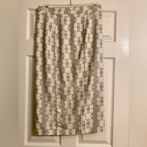 Rip Skirt HAWAII Boho Lei Gray Adjustable Wrap Long Skirt size XXL (20-22)